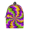 Dizzy Vortex Moving Optical Illusion School Backpack