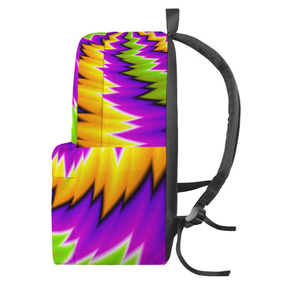 Dizzy Vortex Moving Optical Illusion Backpack