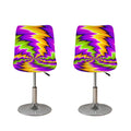 Dizzy Vortex Moving Optical Illusion Bar Stool Covers