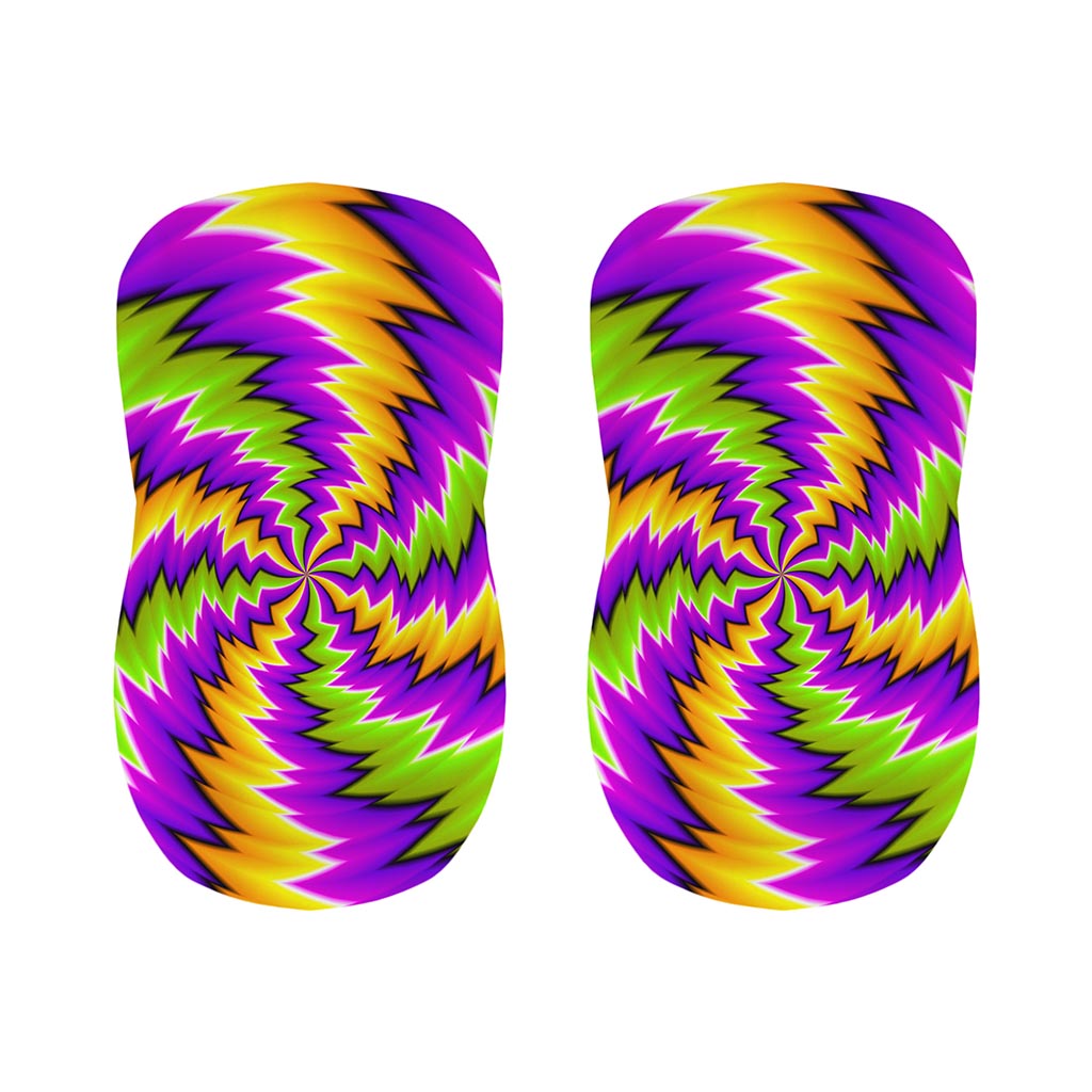 Dizzy Vortex Moving Optical Illusion Bar Stool Covers