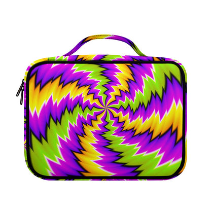 Dizzy Vortex Moving Optical Illusion Briefcase Bible Bag