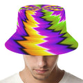 Dizzy Vortex Moving Optical Illusion Bucket Hat