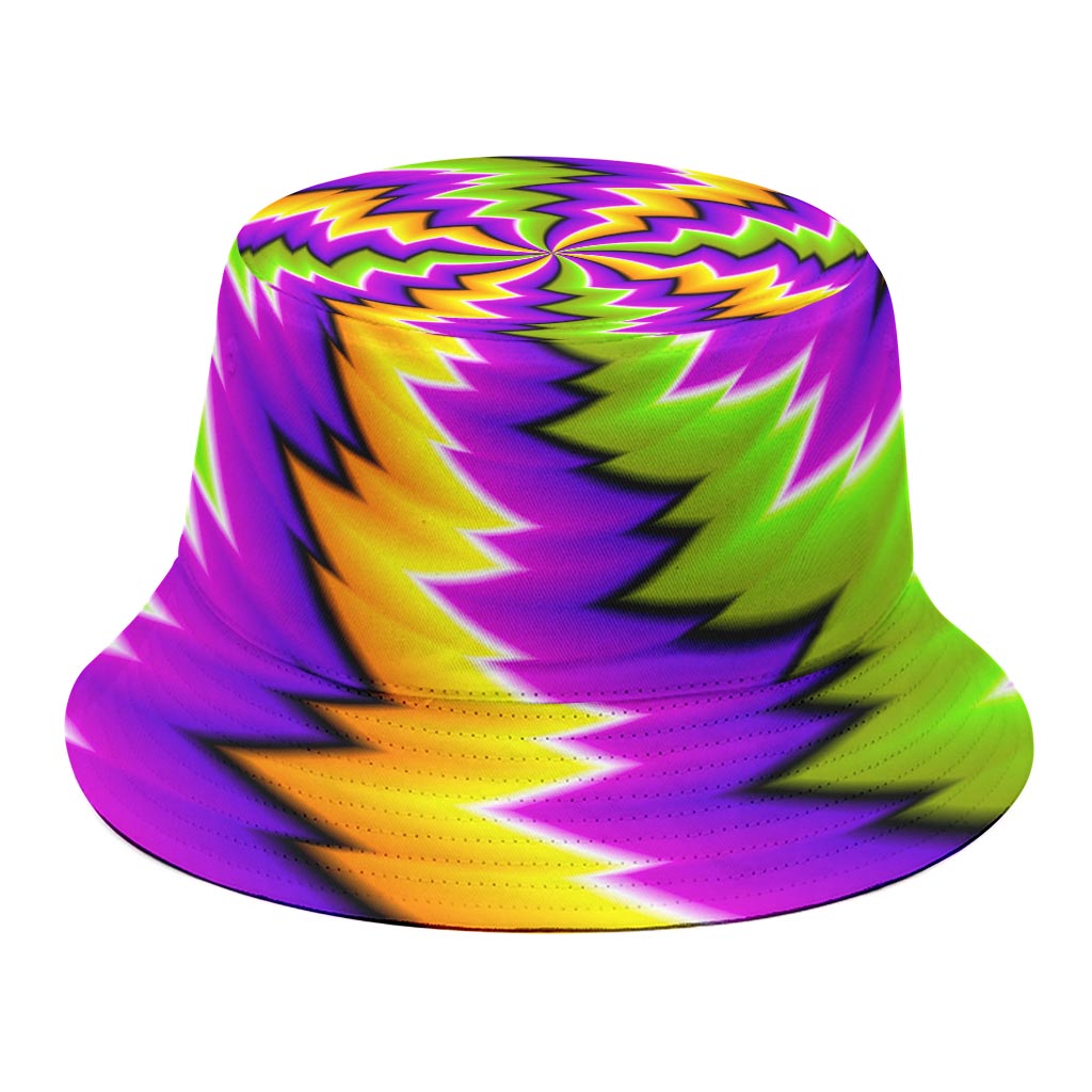 Dizzy Vortex Moving Optical Illusion Bucket Hat