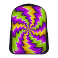 Dizzy Vortex Moving Optical Illusion Casual Backpack
