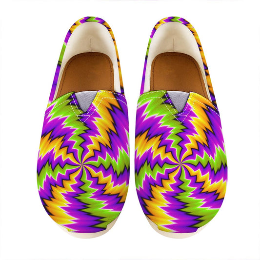 Dizzy Vortex Moving Optical Illusion Casual Shoes