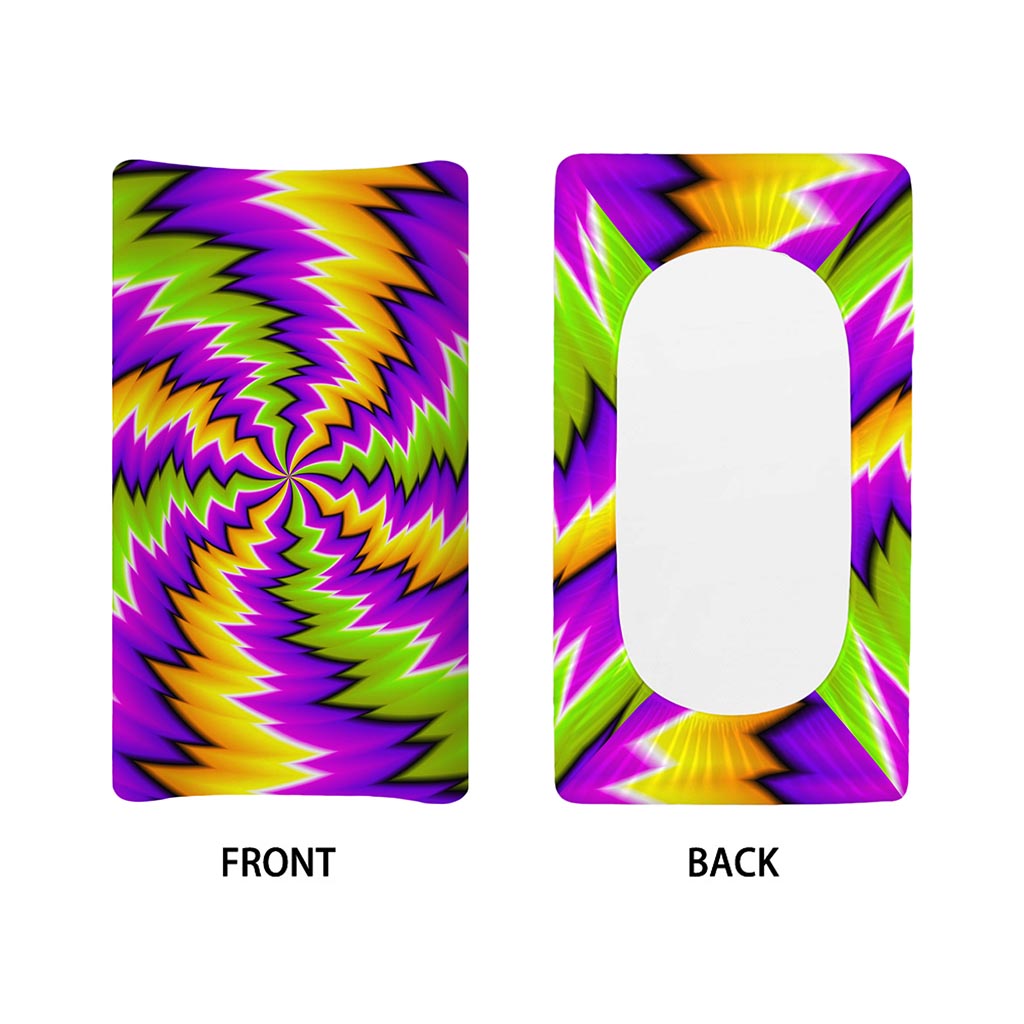 Dizzy Vortex Moving Optical Illusion Changing Pad Cover