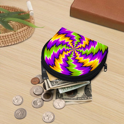 Dizzy Vortex Moving Optical Illusion Coin Purse