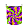 Dizzy Vortex Moving Optical Illusion Collapsible Laundry Basket