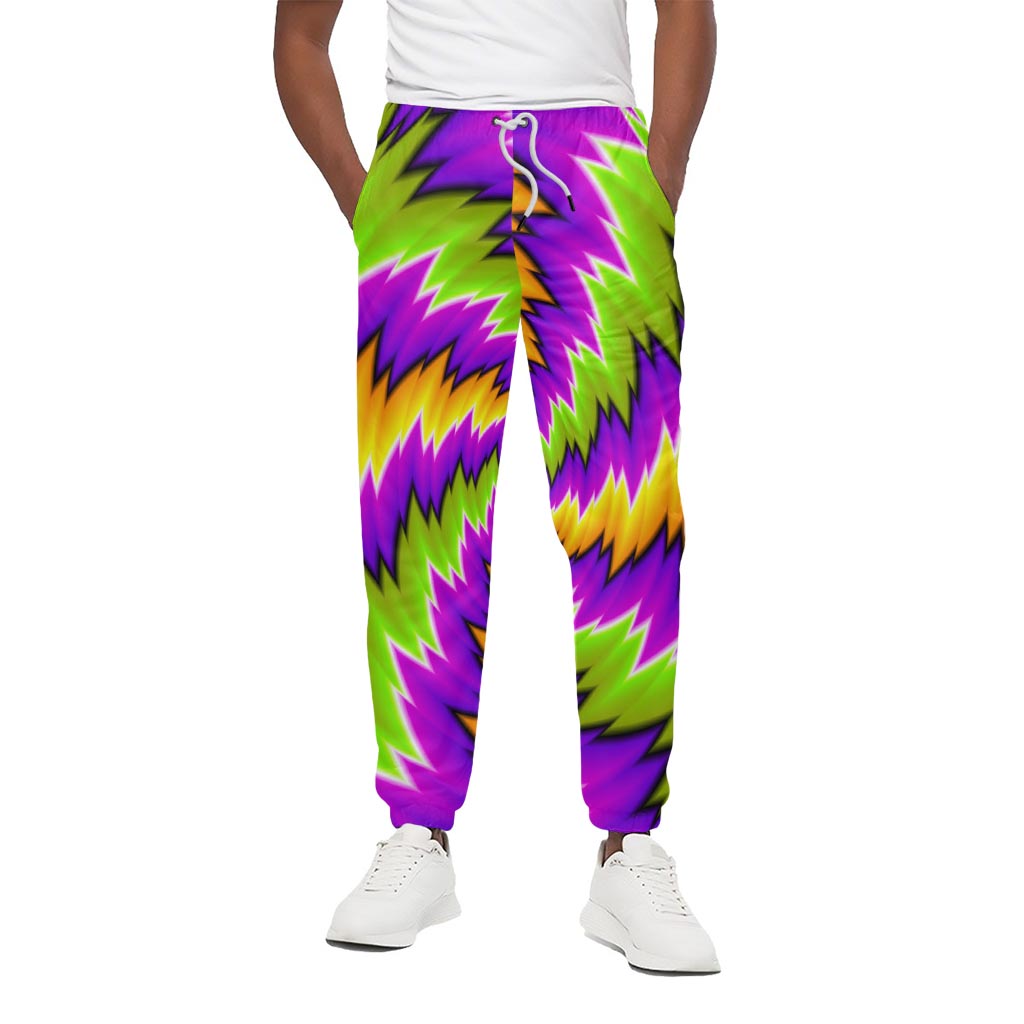 Dizzy Vortex Moving Optical Illusion Cotton Pants