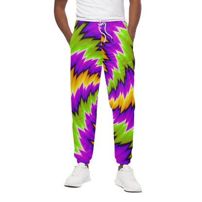 Dizzy Vortex Moving Optical Illusion Cotton Pants