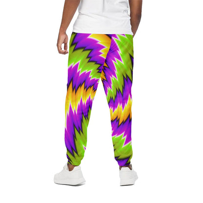 Dizzy Vortex Moving Optical Illusion Cotton Pants