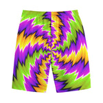 Dizzy Vortex Moving Optical Illusion Cotton Shorts