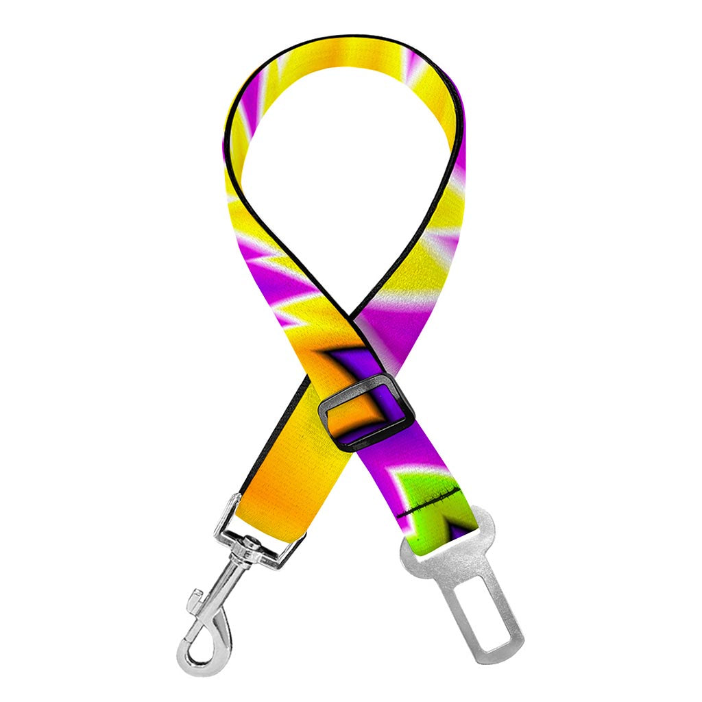 Dizzy Vortex Moving Optical Illusion Dog Seat Belt