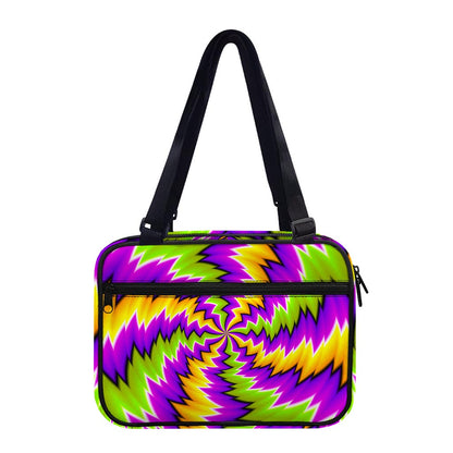 Dizzy Vortex Moving Optical Illusion Double Strap Bible Bag
