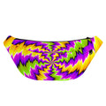 Dizzy Vortex Moving Optical Illusion Fanny Pack