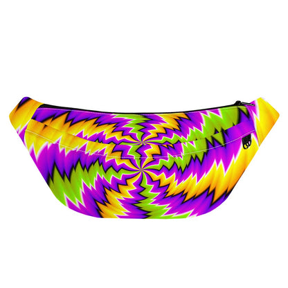 Dizzy Vortex Moving Optical Illusion Fanny Pack