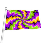 Dizzy Vortex Moving Optical Illusion Flag