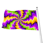 Dizzy Vortex Moving Optical Illusion Flag