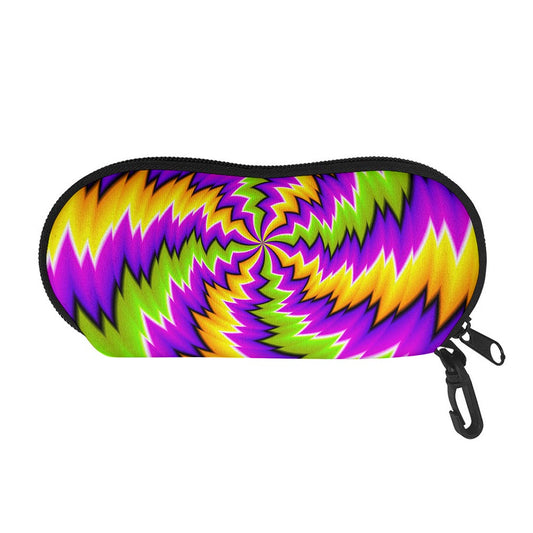 Dizzy Vortex Moving Optical Illusion Glasses Case