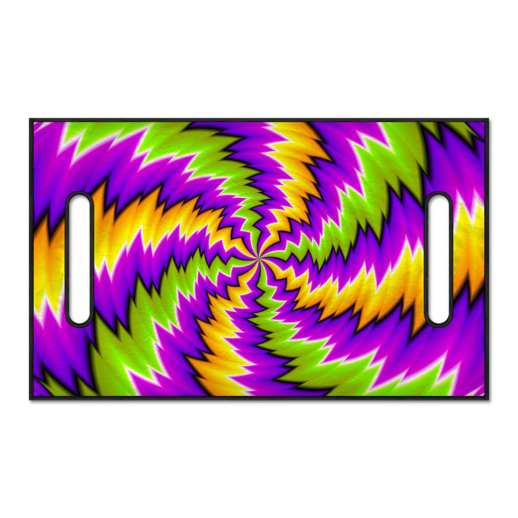 Dizzy Vortex Moving Optical Illusion Golf Cart Seat Cover