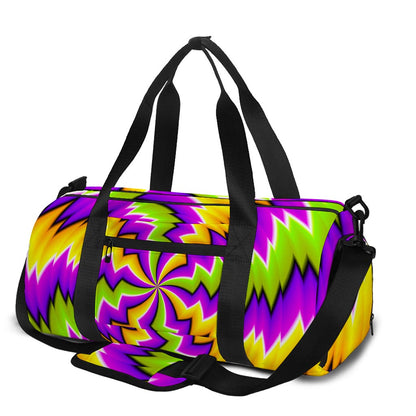 Dizzy Vortex Moving Optical Illusion Gym Bag