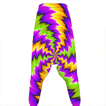 Dizzy Vortex Moving Optical Illusion Hammer Pants