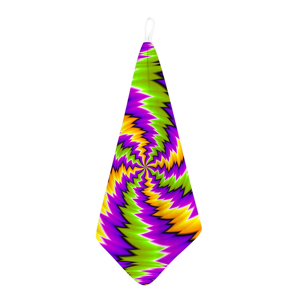 Dizzy Vortex Moving Optical Illusion Hand Towel