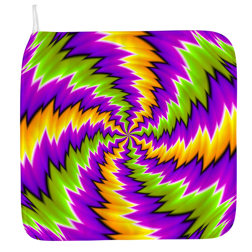 Dizzy Vortex Moving Optical Illusion Hand Towel