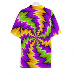 Dizzy Vortex Moving Optical Illusion Hawaiian Shirt