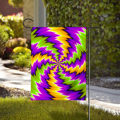Dizzy Vortex Moving Optical Illusion House Flag