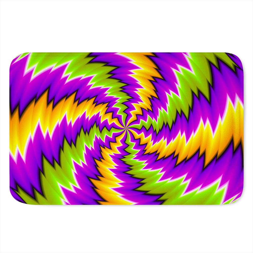 Dizzy Vortex Moving Optical Illusion Indoor Door Mat