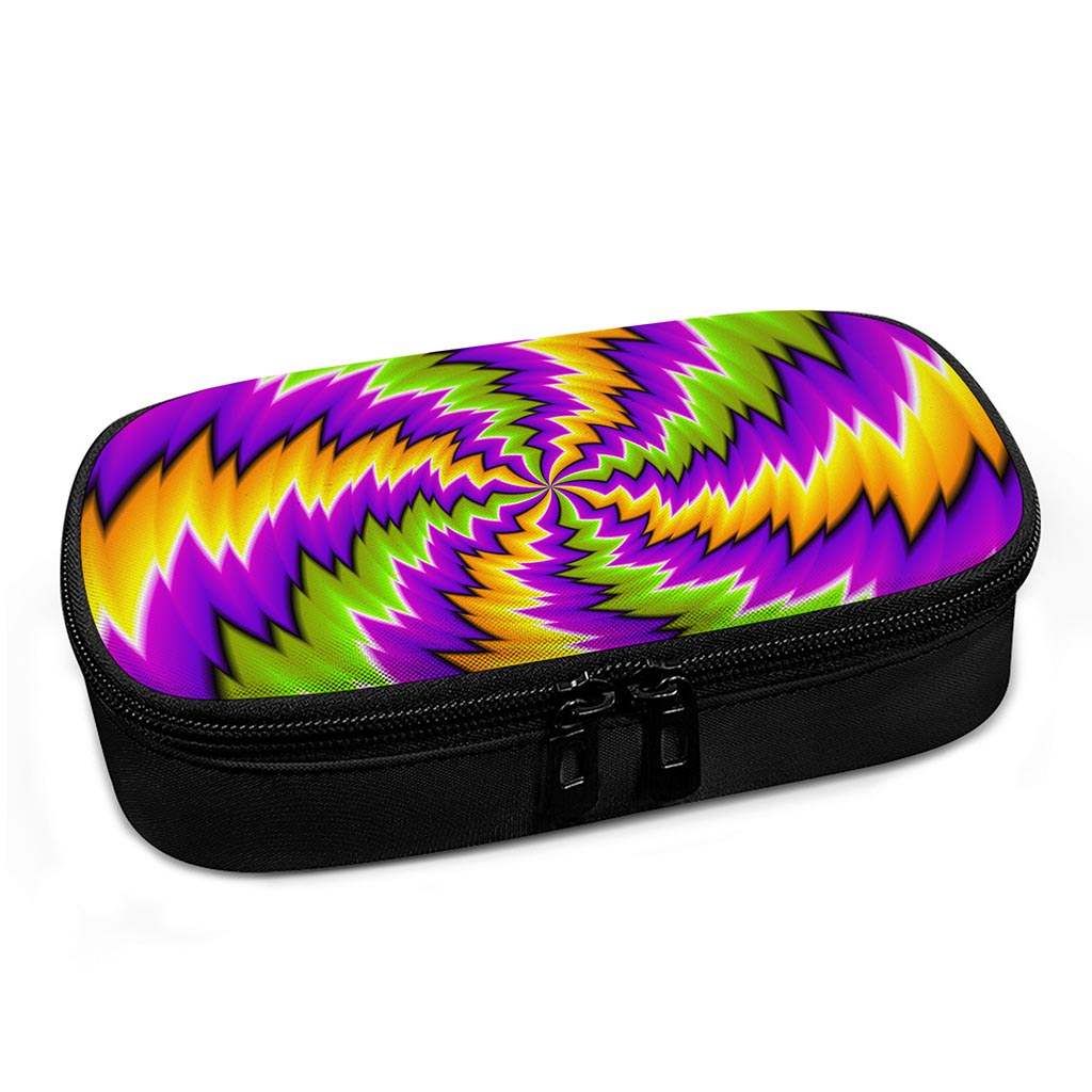 Dizzy Vortex Moving Optical Illusion Insulin Cooler Travel Case