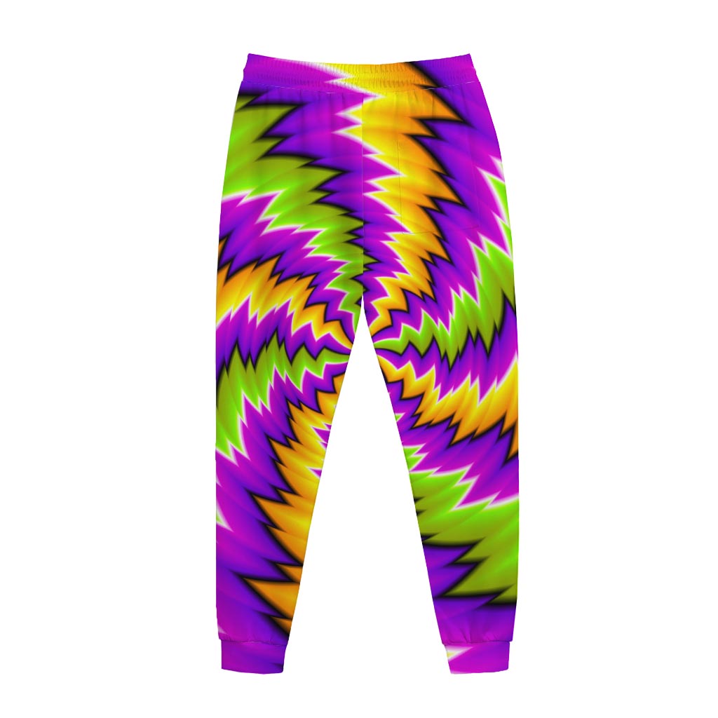 Dizzy Vortex Moving Optical Illusion Jogger Pants