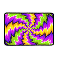 Dizzy Vortex Moving Optical Illusion Kitchen Mat