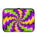 Dizzy Vortex Moving Optical Illusion Laptop Sleeve