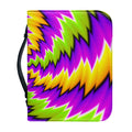 Dizzy Vortex Moving Optical Illusion Leather Bible Cover