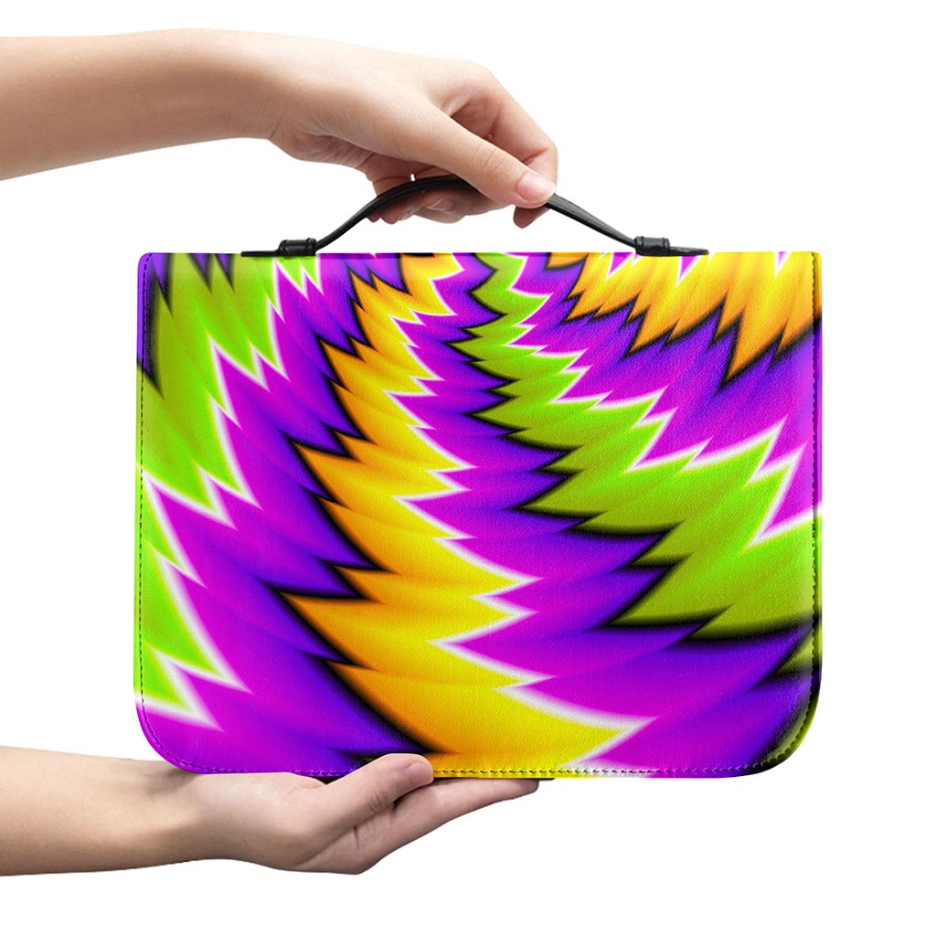 Dizzy Vortex Moving Optical Illusion Leather Bible Cover