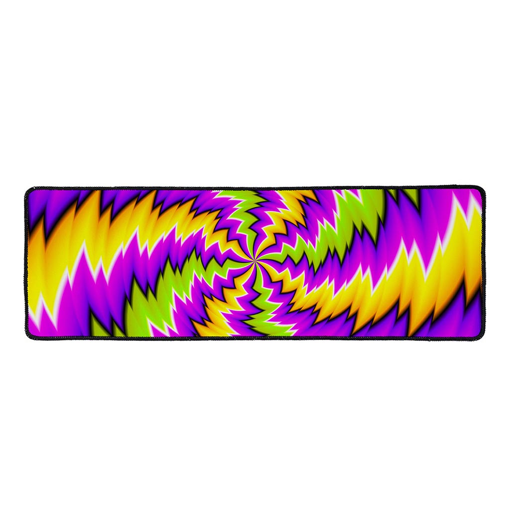 Dizzy Vortex Moving Optical Illusion Long Kitchen Mat