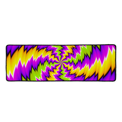 Dizzy Vortex Moving Optical Illusion Long Kitchen Mat
