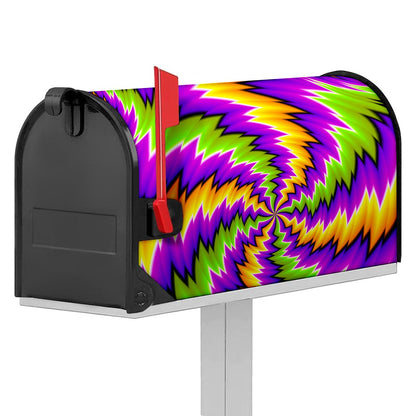 Dizzy Vortex Moving Optical Illusion Mailbox Cover