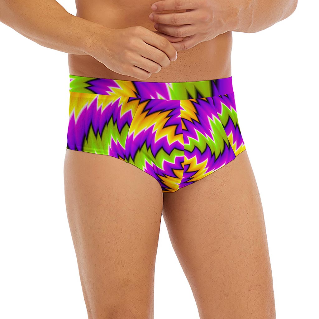 Dizzy Vortex Moving Optical Illusion Men's Briefs