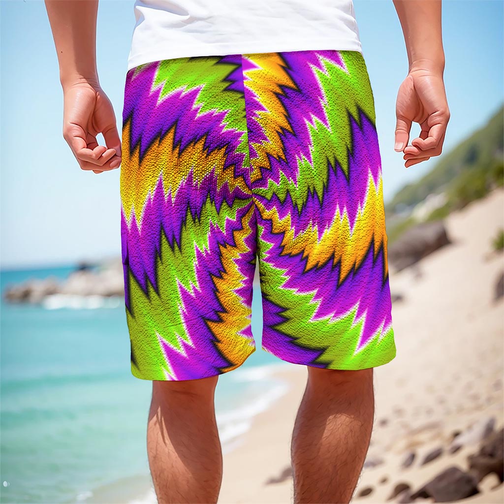 Dizzy Vortex Moving Optical Illusion Men's Cargo Shorts