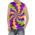 Dizzy Vortex Moving Optical Illusion Men's Fitness Tank Top