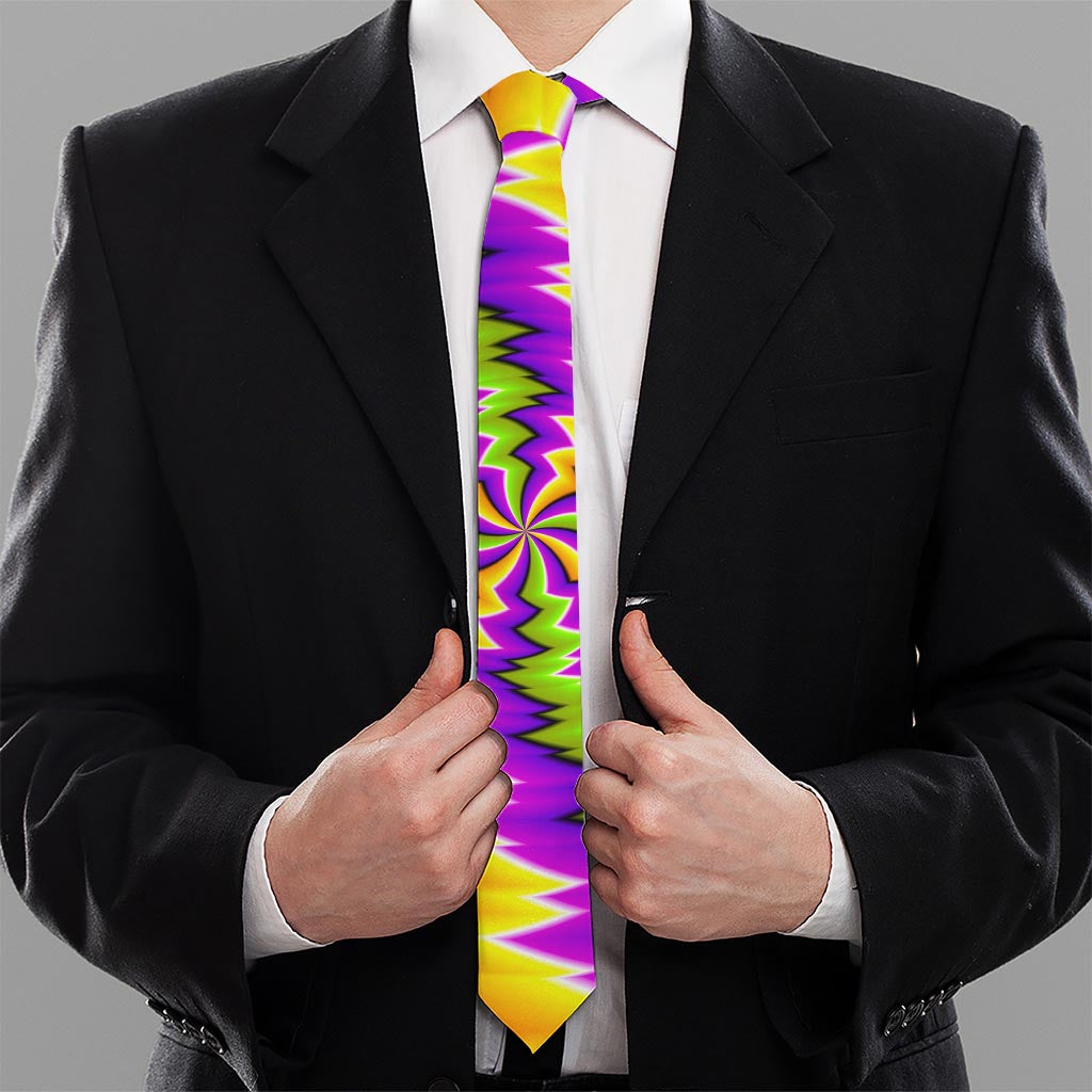 Dizzy Vortex Moving Optical Illusion Necktie