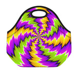 Dizzy Vortex Moving Optical Illusion Neoprene Lunch Bag