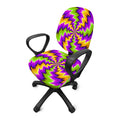 Dizzy Vortex Moving Optical Illusion Office Chair Cover
