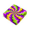 Dizzy Vortex Moving Optical Illusion Outdoor Seat Cushion Cover