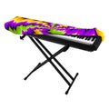 Dizzy Vortex Moving Optical Illusion Piano Keyboard Cover