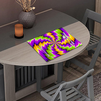 Dizzy Vortex Moving Optical Illusion Placemat