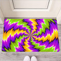 Dizzy Vortex Moving Optical Illusion Rubber Doormat